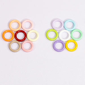 Accessoires de tricotage à la main personnalisés en gros <span class=keywords><strong>anneaux</strong></span> <span class=keywords><strong>marqueurs</strong></span> de point colorés en métal pour le tissage avec boîte personnalisée - Product Image 2