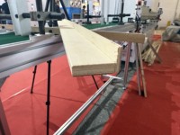 Fabrication de moulures en bois Cadre de porte en bois Ligne de boîtier de porte en bois Machine à plaquer les bords pour porte