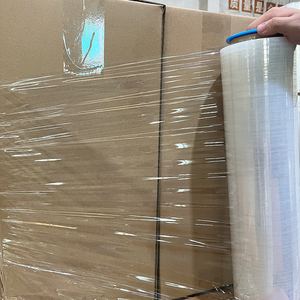 Transparent Stretch Film Pallet Wrapping Film Pallet <b>Plastic</b> Lldpe Wrap Pe Stretch Film Pallet <b>Shrink</b> Wrap - Product Image 4
