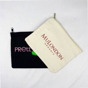 Wholesale Customized Canvas Zipper Fashion Portable Eco-Friendly <b>Foldable</b> Cosmetic <b>Bag</b> Cartoon Personalize Design <b>Beach</b> Pouch - Product Image 6