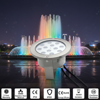 Projecteur LED Submersible Extérieur XYH Landscape Super Lumineux SS RGBW Lumière du Jour 120V IP68 Étanche RGB DMX RDM pour Fontaine Musicale et Piscine