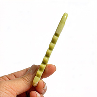 Planche de massage faciale en jade Xiuyan naturel gravée sur mesure avec logo, masseur oculaire rafraîchissant pour le visage et le cou