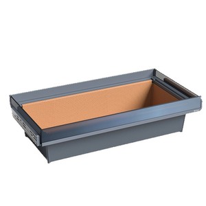 Panier coulissant Unihopper pour armoire, avec double amortisseur, fixation murale, rangement pour vêtements, intérieur de placard - Product Image 4