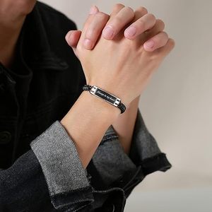 Braccialetto Personalizzato per Urna Commemorativa, Gioiello Portaceneri <span class=keywords><strong>in</strong></span> Acciaio Inossidabile Magnetico Regolabile, Regalo per Animali Domestici - Product Image 4