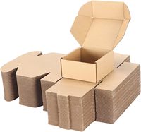 Boîtes Postales en Carton Ondulé Écologique et Recyclable avec Logo et Couleur Personnalisés, Gaufrage pour Emballage de Chaussures et Vêtements