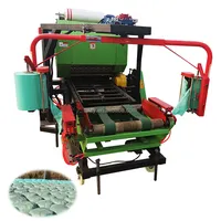 Hay Wrapping Machine with Engine, Mini Roll Baler
