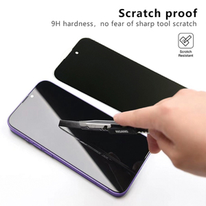 ฟิล์มกระจกนิรภัยกันรอยสำหรับ <span class=keywords><strong>iPhone</strong></span> 17 Pro, ฟิล์มกันรอยสำหรับ <span class=keywords><strong>iPhone</strong></span> 15 12 13 14 16 PRO MAX ป้องกันคนแอบดู - Product Image 2