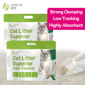 हेंगज़ी फैक्टरी थोक अनुकूलित सूत्र प्राकृतिक मिश्रित बेंटनाइट कैसावा बिल्ली लिटर - Product Image 2