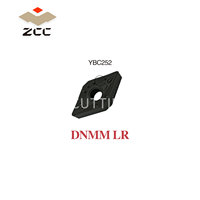 Plaquettes en carbure ZCC CT DNMM YBC252 DNMM 150616 LR, outils de tournage CNC, outils de coupe pour tour, plaquettes de fraisage