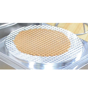 Machine professionnelle commerciale à gaufres rainurées de 1 mm avec contrôle numérique, <span class=keywords><strong>moule</strong></span> en aluminium en forme de cœur pour crème glacée - Product Image 5