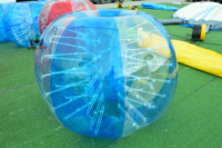 0.9mm PVC gonflable Zorb Ball Bubble Soccer 1.5m Herbe Dia avec pompe à air et garantie de 3 ans Commande minimum 1 pièce