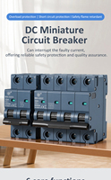 Disjoncteur miniature DC en gros d'usine 2P 4P 16A 32A 63A 800V, interrupteur de déconnexion PV, boîtier de combinaison solaire MCB 6kA BCD-C