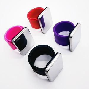 Silicone Magnetic Wristband Hair Styling Tool Square Magnetic Bracelet With Needle <b>Suction</b> Multifunctional Daily Use - Product Image 2