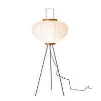 Lampe de table moderne de style japonais avec corps en résine d'acier inoxydable abat-jour en métal veilleuse électrique à piles pour salle de lecture