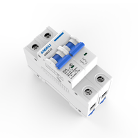 Disjoncteur miniature ANDELI ADB3Z-63-2P 2 pôles 125A courant continu nominal 4,5 kA cuivre plastique rail DIN mini MCB