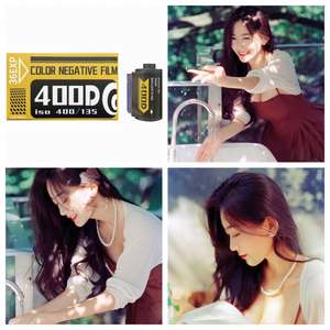 Rouleaux de film couleur 135 ISO <span class=keywords><strong>400</strong></span> 320 100 35 mm, 36 expositions, procédure C-41, film négatif pour appareil photo jetable - Product Image 3