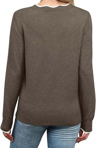 เสื้อสเวตเตอร์ถักแขนยาวสไตล์ใหม่สำหรับผู้หญิงแฟชั่น - Product Image 6