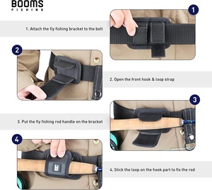 Produits explosifs V05 Wading Belt Fly Fishing <span class=keywords><strong>Rod</strong></span> Holder Sleeve Strap <span class=keywords><strong>Rod</strong></span> Grip Max 3.5cm pour Spinning Casting Reel Surf Kayak - Product Image 6