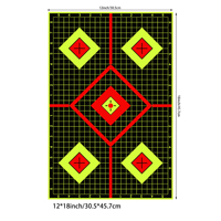 Cible de tir en papier avec grille de coordonnées pour l'entraînement au tir, personnalisation acceptée