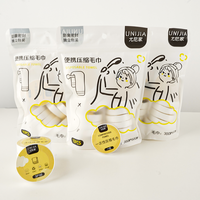 Toallas de Baño Comprimidas Reutilizables Premium, Multifuncionales, Biodegradables, de Tela No Tejida, de Uso Instantáneo, Altamente Absorbentes para
