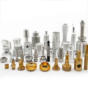 OEM&ODM mass production cnc machined center turning and milling Metal machining parts supplies aluminum brass polish bolt parts
