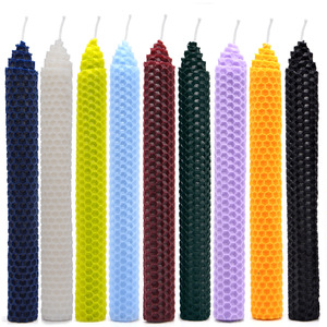 Набор для изготовления свечей ручной работы, листы пчелиного воска с фитилами для свернутых свечей, чистые сотовые Восковые листы, листы для скатывания пчелиного воска - Product Image 6