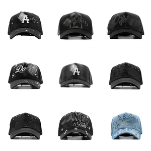 หมวกเบสบอลวินเทจสไตล์ดิสเทรส ปักลาย 3 มิติ ตัวอักษร My Opps แบบ Snapback ปีกหมวกแบบหัก ทรงฮิปฮอป สำหรับวัยรุ่น ใส่ได้ทุกวัน ใช้กลางแจ้งได้ - Product Image 2