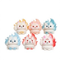 Jouets Squishy Personnalisés en TPR Anti-Stress à Presser, Animaux Géants Chat Doux Sensoriels Mignons Kawaii en Forme de Mascotte, Jouet Fidget en Boîte, Vente en Gros