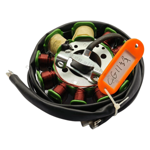 Bobina de <span class=keywords><strong>estator</strong></span> de motocicleta de 11 polos al por mayor de alto rendimiento para reparación de carga de motor Honda 110cc-150cc - Product Image 3