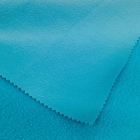 100% polyester pas cher polaire tissu microfibre TPU extérieur manteau et veste tissé et uni à motifs"