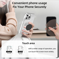 Support de téléphone portable réglable à suspendre, support de téléphone portable ABS portable pliable multifonctionnel, support de bureau adhésif pour téléphone – Meilleure vente
