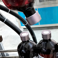 Équipement de bouchage de bouteilles avec alimentateur automatique de bouchons, compatible avec une machine de remplissage/étiquetage