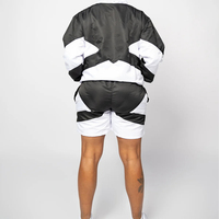 Veste noire/blanche unisexe Costume de couple