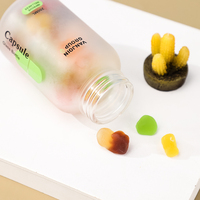 Bouteilles en verre transparent givré ambré pour médicaments pharmaceutiques, pilules, vitamines, capsules, avec couvercles en plastique et en aluminium, 120 ml, 150 ml, 200 ml, 250 ml