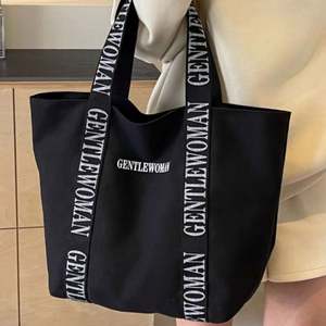 Bolsa de Compras Reutilizable Ecológica de Lona para Mujer, con Asas de Cuerda, Tamaño Extra Grande, Logotipo Personalizado, Bolsillos Lisos, Cierre de Cremallera - Product Image 5