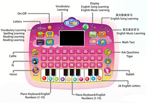 Tableta de Aprendizaje de Inglés OEM en Oferta, Computadora Educativa de Plástico para Niños con Pantalla LED - Product Image 6