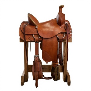 Silla de montar para caballo de carreras personalizada BS International, de cuero, con estructura de madera, suave, cómoda y sostenible, NA53 SUS304, al por mayor - Product Image 1