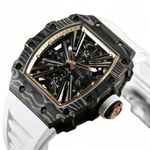 Nouvelle montre pour homme RM Sport 2026 en fibre de carbone avec tourbillon, montre mécanique de luxe de haute qualité avec boîtier en métal et bracelet en caoutchouc - Product Image 2