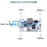 Module de charge de batterie au lithium USB 2S 7.4V 8.4V Carte de charge USB Booster 5V 2A à 8.4V Chargeant deux batteries