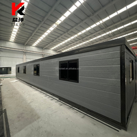 Vente directe de maisons conteneurs en panneaux sandwich EPS à double aile extensible de 20/30/40 pieds, hauteur intérieure de 2,4 m, préfabriquées, mobiles et luxueuses