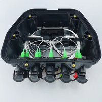 Co-Net FTTH Caja de terminales de fibra de 8 puertos preensamblada Mini conector SC, caja de 8 núcleos