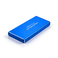 Casing Eksternal Aluminium Micro 3.0 M.2 NGFF SSD dengan Kecepatan Transfer 5Gbps Kompatibel dengan SSD NGFF 2230/2242/2260/2280