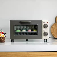 Four à pain miniature 9L 800W, fours compacts en acier inoxydable pour dortoir, bureau, maison