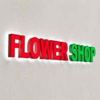 Enseigne de devanture de magasin 3D lumineuse avec logo, grandes lettres en relief, enseigne LED avec marque pour l'extérieur, signalétique de devanture de magasin de proximité