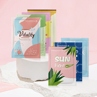 Private Label Custom Mascarillasl Facial Korean Fashion Hydrating Whitening Overnight Collagen Cartoon Facial Sheet Mask