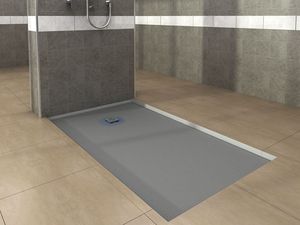 Plateau de <span class=keywords><strong>douche</strong></span> en béton et polystyrène, mosaïque de carreaux - Product Image 5