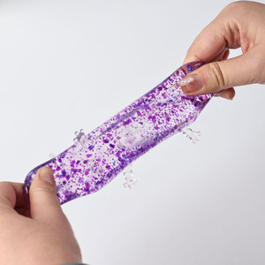 Juguete Antiestrés de Axolotl Adorable de Maltosa, Transparente, Moldeable, de Rebote Lento, con Purpurina, de Dibujos Animados - Product Image 5
