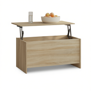 Sonoma Oak Engineered Wood Coffee <b>Table</b> 40.2x21.9x20.7 Inches Lift Top Modern Living Room Furniture - Product Image 1