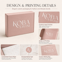 Bedruckte Bekleidungs-Versandkartons aus Wellpappe, Recycelbare Rosa Express-Versandtaschen, Abonnement-Geschenkboxen für Kleinunternehmen