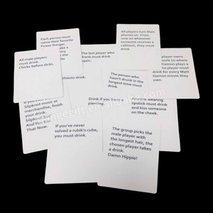 Bebida personalizada Gaming Card Trivia Juegos <span class=keywords><strong>de</strong></span> cartas con caja <span class=keywords><strong>para</strong></span> adultos - Product Image 4